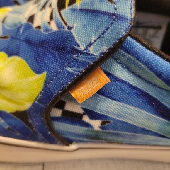 NEW Nike Court Rayale AC Print‎ Womens 10 Blue Canvas Slip-On Shoes Sneakers - Picture 9 of 13